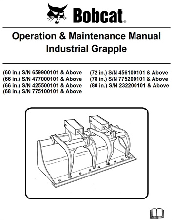 Bobcat Industrial Grapple Operation & Maintenance Manual