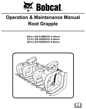 Bobcat Root Grapple Operation & Maintenance Manual