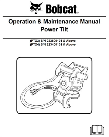 Bobcat Power Tilt Operation & Maintenance Manual