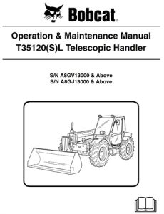 Bobcat T35120, T35120S, T35120SL Telescopic Handler