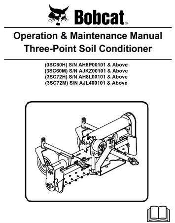 Bobcat Three-Point Soil Conditioner Operation & Maintenance Manual