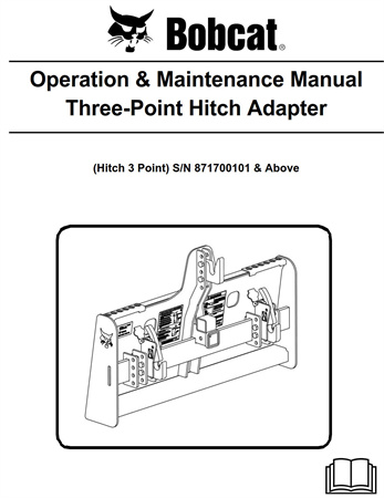 Bobcat Three-Point Hitch Adapter Operation & Maintenance Manual