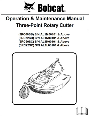 Bobcat Three-Point Rotary Cutter Operation & Maintenance Manual