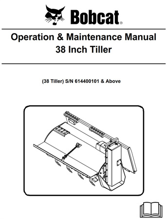 Bobcat 38 Inch Tiller Operation & Maintenance Manual