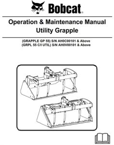 Bobcat Utility Grapple Operation & Maintenance Manual
