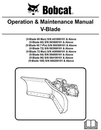 Bobcat V-Blade Operation & Maintenance Manual