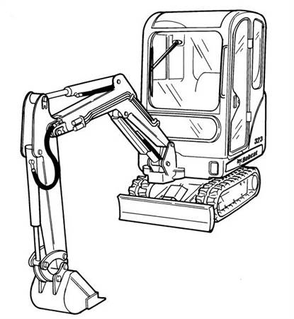 Bobcat 323 Excavator Hydraulic & Electrical Schematic