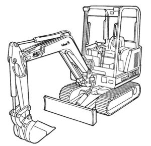 Bobcat 325, 328, 331 Excavator Hydraulic & Electrical Schematic