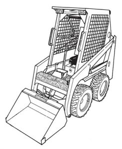 Bobcat 453 Skid Steer Loader Hydraulic & Electrical Schematic