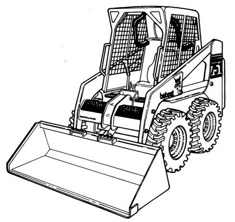 Bobcat 751 Skid Steer Loader Hydraulic & Electrical Schematic