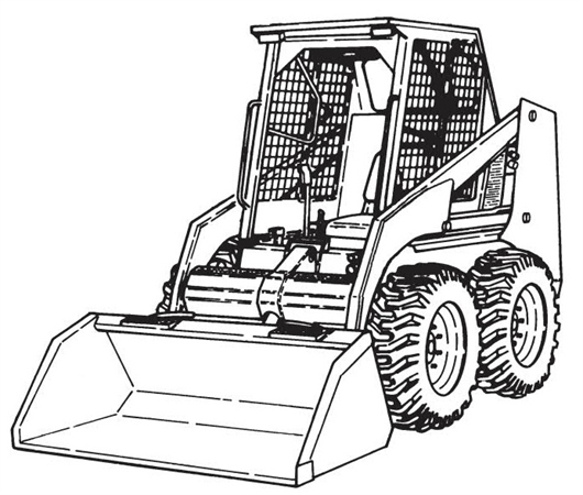 Bobcat 753 Skid Steer Loader Hydraulic & Electrical Schematic