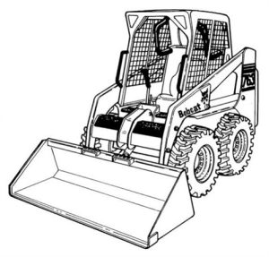 Bobcat 763 Skid Steer Loader Hydraulic & Electrical Schematic