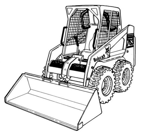 Bobcat 763 Skid Steer Loader Hydraulic & Electrical Schematic