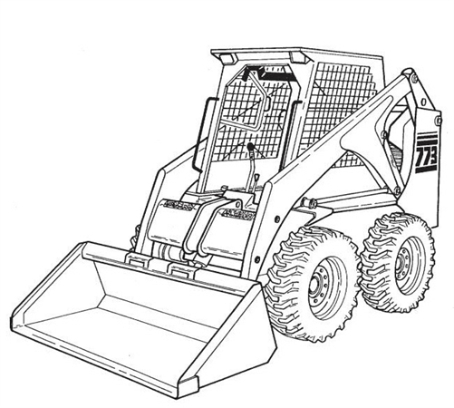 Bobcat 773 Skid Steer Loader Hydraulic & Electrical Schematic