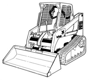Bobcat 864 Skid Steer Loader Hydraulic & Electrical Schematic