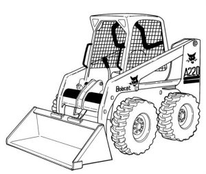 Bobcat A220 Skid Steer Loader Hydraulic & Electrical Schematic