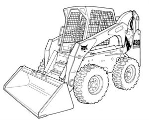 Bobcat A300 Skid Steer Loader Hydraulic & Electrical Schematic