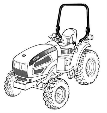 Bobcat CT225, CT230 Compact Tractor Hydraulic & Electrical Schematic