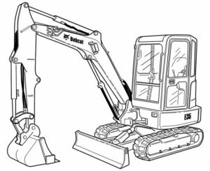 Bobcat E35 Compact Excavator Hydraulic & Electrical Schematic