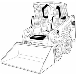Bobcat S100 Skid Steer Loader Hydraulic & Electrical Schematic