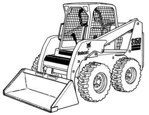 Bobcat S150 Skid Steer Loader Hydraulic & Electrical Schematic