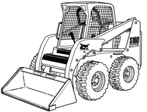 Bobcat S160 Skid Steer Loader Hydraulic & Electrical Schematic