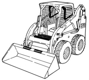Bobcat S185 Skid Steer Loader Hydraulic & Electrical Schematic