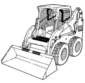 Bobcat S205 Skid Steer Loader Hydraulic & Electrical Schematic