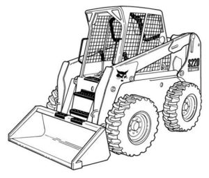 Bobcat S220 Skid Steer Loader Hydraulic & Electrical Schematic