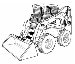 Bobcat S250 Skid Steer Loader Hydraulic & Electrical Schematic