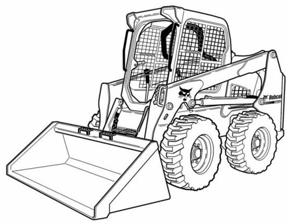 Bobcat S630 Skid Steer Loader Hydraulic & Electrical Schematic