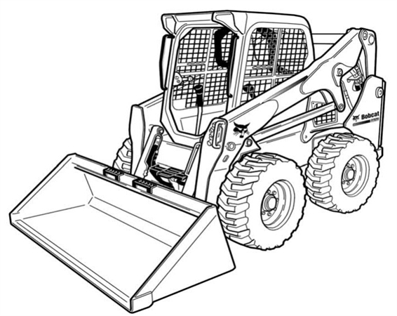 Bobcat S650 Skid Steer Loader Hydraulic & Electrical Schematic