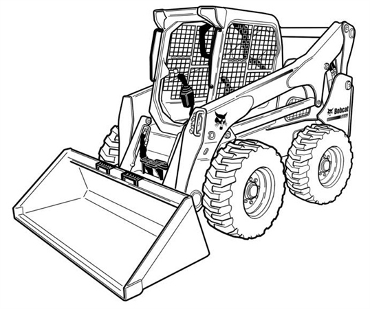 Bobcat S850 Skid Steer Loader Hydraulic & Electrical Schematic