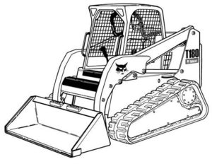 Bobcat T180 Compact Track Loader Hydraulic & Electrical Schematic