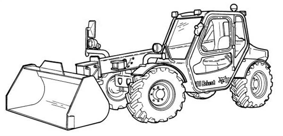 Bobcat V518 VersaHandler Hydraulic & Electrical Schematic