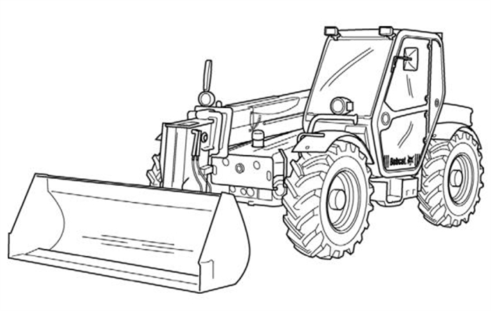 Bobcat V638 VersaHandler Hydraulic & Electrical Schematic