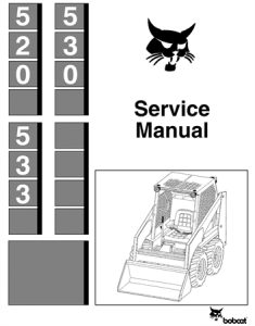 Bobcat 520, 530, 533 Skid Steer Loader Service Repair Manual