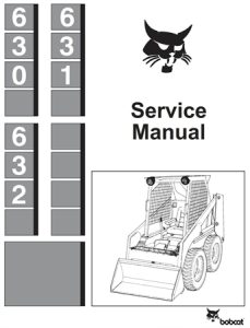 Bobcat 630, 631, 632 Skid Steer Loader Service Repair Manual