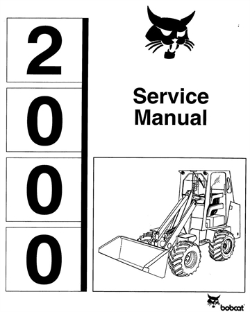 Bobcat 2000 Loader Service Repair Manual