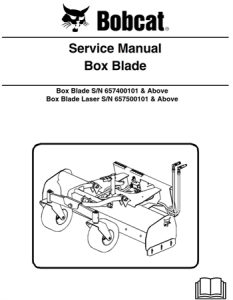 Bobcat Box Blade Service Repair Manual