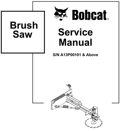 Bobcat Brush Saw Service Repair Manual