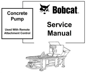 Bobcat Concrete Pump (Used With Remote Attachment Control)