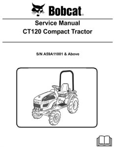 Bobcat CT120 Compact Tractor Service Repair Manual