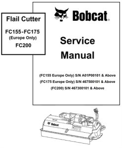 Bobcat Flail Cutter FC155 - FC175 (Europe Only), FC200