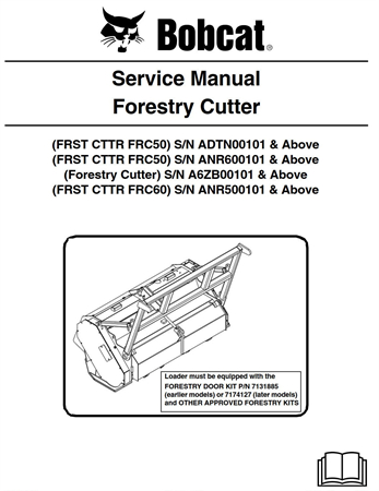 Bobcat Forestry Cutter Service Repair Manual