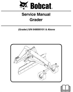 Bobcat Grader Service Repair Manual