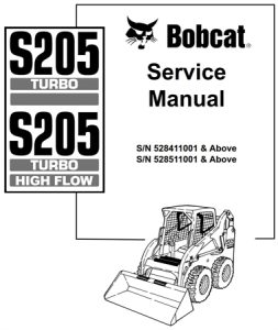 Bobcat S205 Turbo, S205 Turbo High Flow Skid-Steer Loader