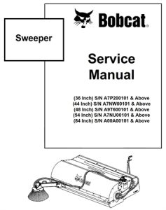 Bobcat Sweeper Service Repair Manual