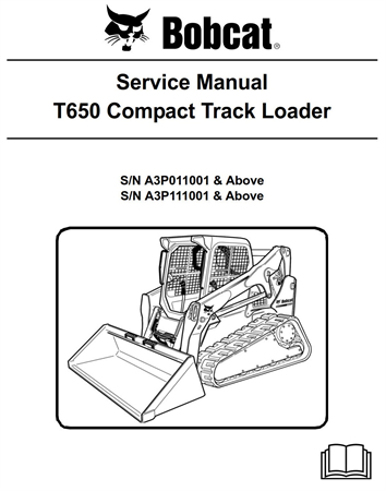 Bobcat T650 Compact Track Loader Service Repair Manual