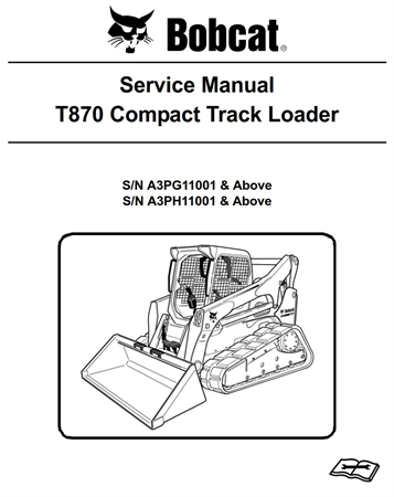 Bobcat T870 Compact Track Loader Service Repair Manual